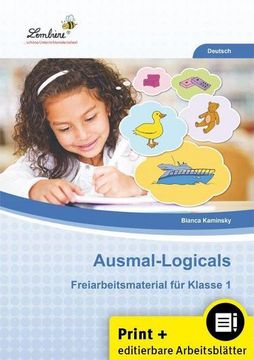 portada Ausmal-Logicals. Grundschule, Deutsch, Klasse 1 (en Alemán)