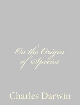 portada On the Origin of Species (en Inglés)