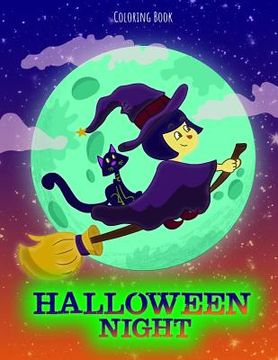 portada Halloween Night: Coloring Book (en Inglés)