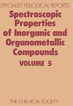 portada Spectroscopic Properties of Inorganic and Organometallic Compounds: Volume 5 (en Inglés)