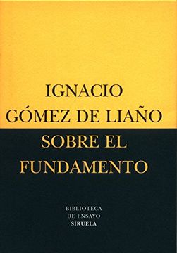 portada Sobre el Fundamento (in Spanish)