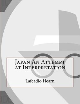 portada Japan An Attempt at Interpretation
