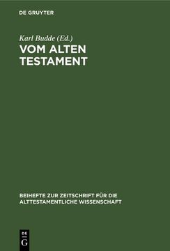 portada Vom Alten Testament (in German)