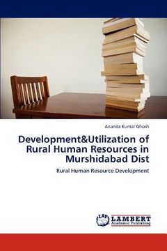 portada development&utilization of rural human resources in murshidabad dist (en Inglés)