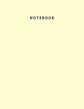 portada Not: White Plain Paper Not for men and Women - 100 Pages 8. 5X11 Inch Large Best Unruled Not Gift for Men, Unruled Writing Not Gift. Cover and White Paper Memo Notepads Diary 