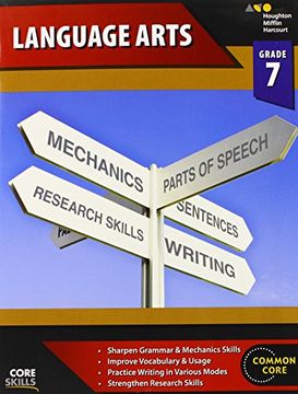 portada Houghton Mifflin Harcourt Core Skills Language Arts: Workbook Grade 7 (Steck-Vaughn Core Skills Language Arts) (in English)