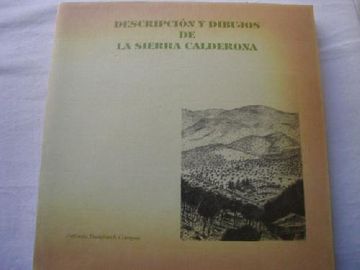 portada Descripcion y Dibujos de la Sierra Calderona (Incluye Coleccion d e Dibujos del Libro)