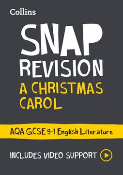 portada A Christmas Carol: Aqa GCSE 9-1 English Literature Text Guide: Ideal for Home Learning, 2022 and 2023 Exams (en Inglés)