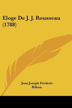 portada eloge de j. j. rousseau (1788) (en Inglés)