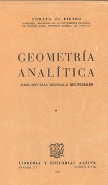 portada Geometria Analitica Del Plano Y Del Espacio Y Nomografi