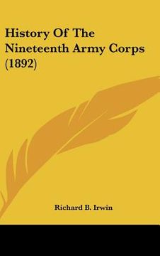 portada history of the nineteenth army corps (1892) (in English)