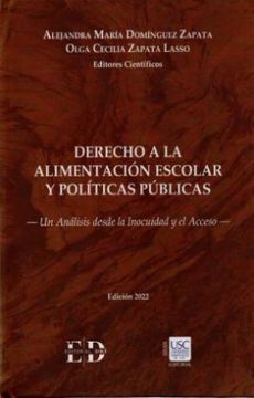 portada Derecho a la Alimentacion Escolar y Politicas Publicas (in Spanish)