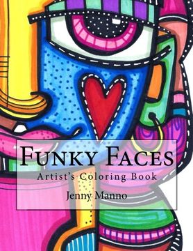 portada Funky Faces: Adult Coloring Book
