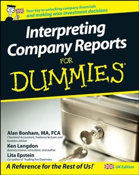 portada Interpreting Company Reports for Dummies (en Inglés)