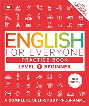 portada English for Everyone Practice Book Level 1 Beginner: A Complete Self-Study Programme (en Inglés)