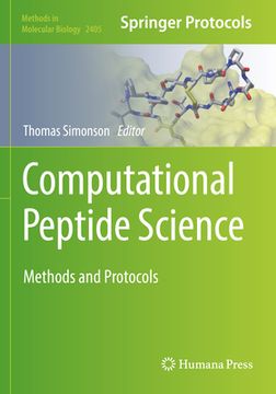 portada Computational Peptide Science: Methods and Protocols (en Inglés)