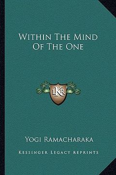 portada within the mind of the one (in English)