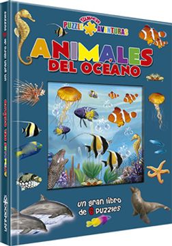 portada Animales del Oceano un Gran Libro de 6 Puzzles (Puzzle Super Aventuras) (Cartone)