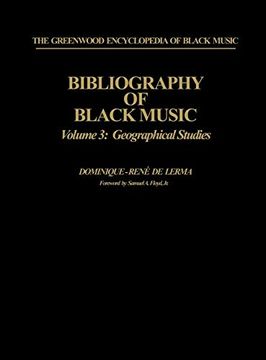 portada Bibliography of Black Music, Volume 3: Geographical Studies: Geographical Studies v. 3 (The Greenwood Encyclopedia of Black Music) (in English)