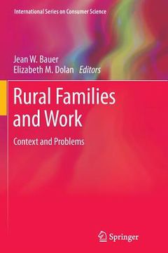 portada Rural Families and Work: Context and Problems (en Inglés)