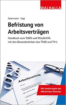 portada Befristung von Arbeitsverträgen Handbuch zum Tzbfg und Wisszeitvg mit den Besonderheiten des Tvöd und Tv-L (in German)