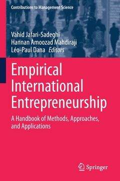 portada Empirical International Entrepreneurship: A Handbook of Methods, Approaches, and Applications (en Inglés)