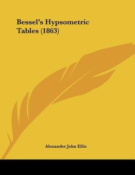 portada bessel's hypsometric tables (1863) (en Inglés)