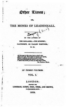 portada Other Times, Or, the Monks of Leadenhall, Or, the Monks of Leadenhall (en Inglés)