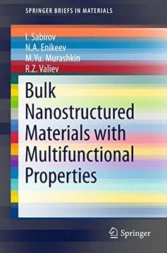 portada Bulk Nanostructured Materials With Multifunctional Properties (Springerbriefs in Materials) (in English)