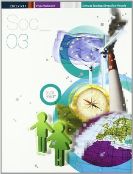 portada Ciencias Sociales 3º ESO (Geografia e Historia) (Aula 360º) (in Spanish)