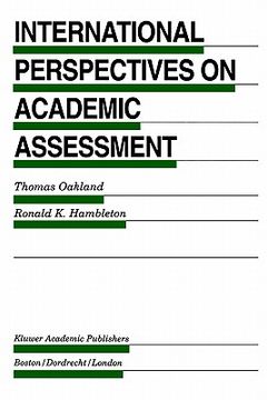 portada international perspectives on academic assessment (in English)