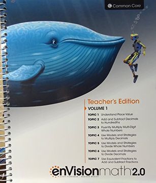 portada enVisionmath2.0 - 2016 Common Core Teacher's Edition Volume 1 Grade 5