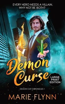 portada Demon Curse: Large Print Edition, A Supernatural Urban Fantasy Suspense (en Inglés)
