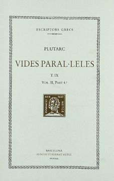 portada Vides Paral·Leles, Vol. Ix: Alexandre i Cèsar (en Griego, Catalán)
