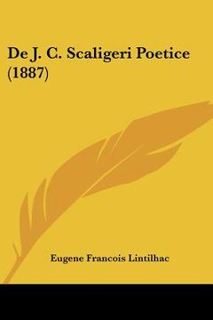 portada de j. c. scaligeri poetice (1887) (in English)