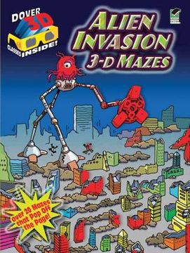 portada 3-d mazes--alien invasion (en Inglés)