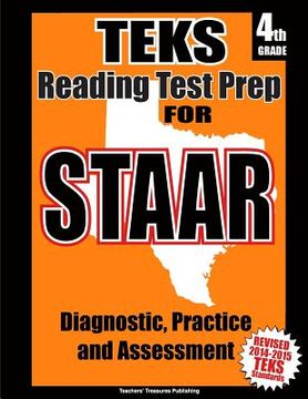 portada TEKS 4th Grade Reading Test Prep for STAAR (in English)