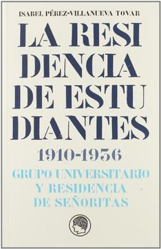 portada Residencia de Estudiantes 1910-1936