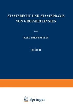 portada Staatsrecht und Staatspraxis von Grossbritannien: Justiz · Verwaltung · Bürgerrechte (Enzyklopädie der Rechts- und Staatswissenschaft) (Volume 2) (German Edition)