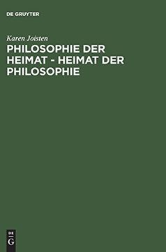portada Philosophie der Heimat Heimat der Philosophie (en Alemán)