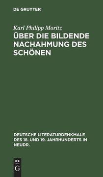 portada Ã â ber die Bildende Nachahmung des Schã Â¶Nen (German Edition) [Hardcover ] (in German)