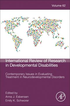 portada Contemporary Issues in Evaluating Treatment Outcomes in Neurodevelopmental Disorders (Volume 62) (International Review of Research in Developmental Disabilities, Volume 62) 