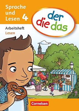 portada Der die das - Sprache und Lesen: 4. Schuljahr - Arbeitsheft Lesen (en Alemán)