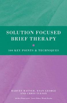 portada solution focused brief therapy