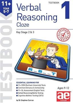 portada 11+ Verbal Reasoning Year 5-7 Cloze Testbook 1 (en Inglés)