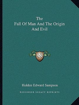 portada the fall of man and the origin and evil (in English)