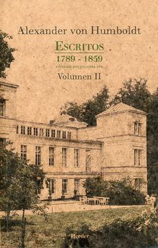 portada Escritos 1789 - 1859 / Vol. Ii. Editados por Primera vez