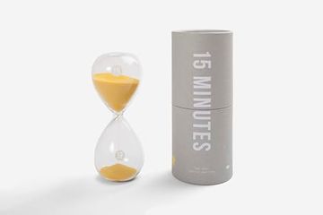 portada 15 Minutes Timer: An Elegant Hourglass Sand Timer Which Measures 15 Minutes Precisely From the Start of Each Turn 