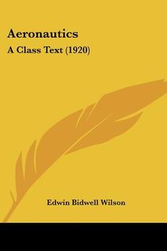 portada aeronautics: a class text (1920) (en Inglés)