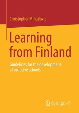 portada Learning from Finland: Guidelines for the Development of Inclusive Schools 